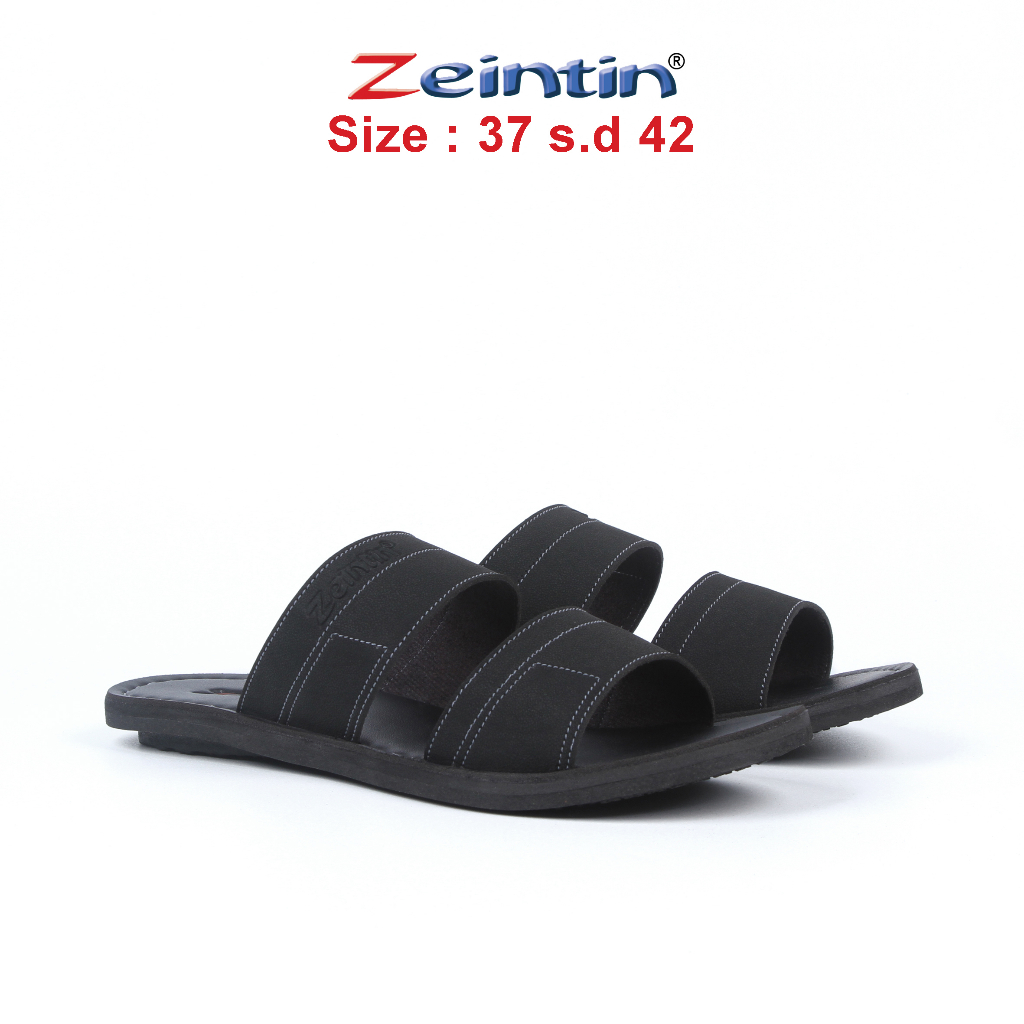 Zeintin - Sandal Wanita Bahan Kulit Sintetis Sandal Teplek Wanita Sintetsi Original Zeintin KK