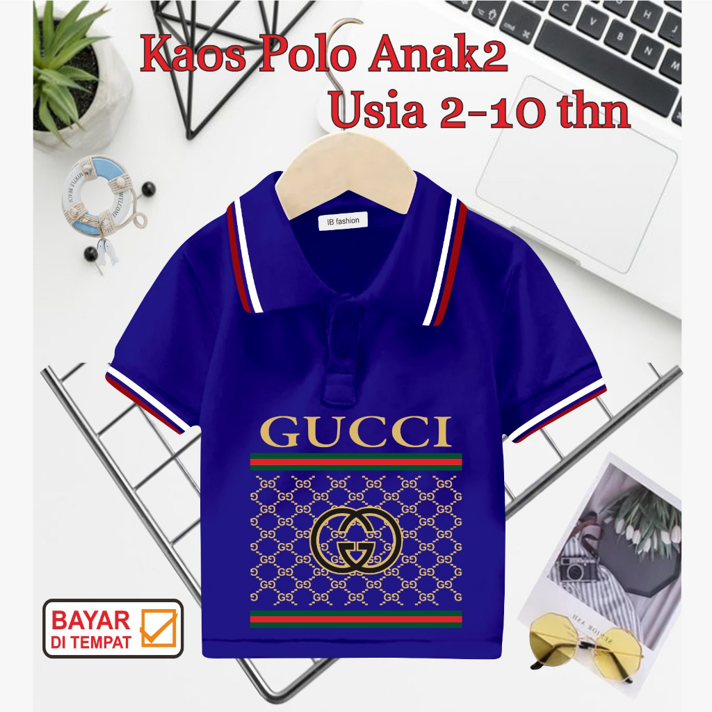 ((IB))KAOS ANAK2 KERAH POLO/QUCC1 DIGITAL SABLON