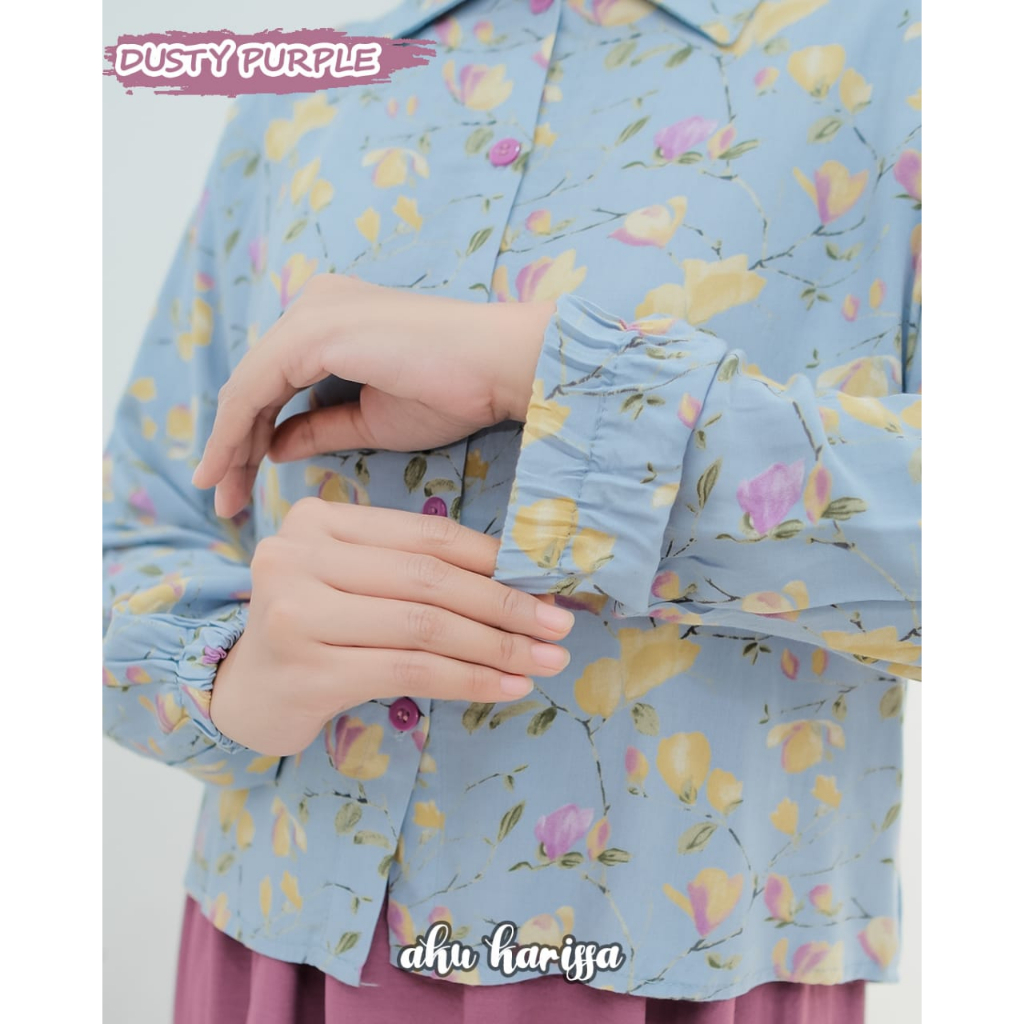 KANIFA AKU KARISSA DRESS MIX OUTER CROP TOP POLOS DAN MOTIF KEKINIAN GAMIS KASUAL REMAJA WANITA IBU IBU UPDATE MASA KINI