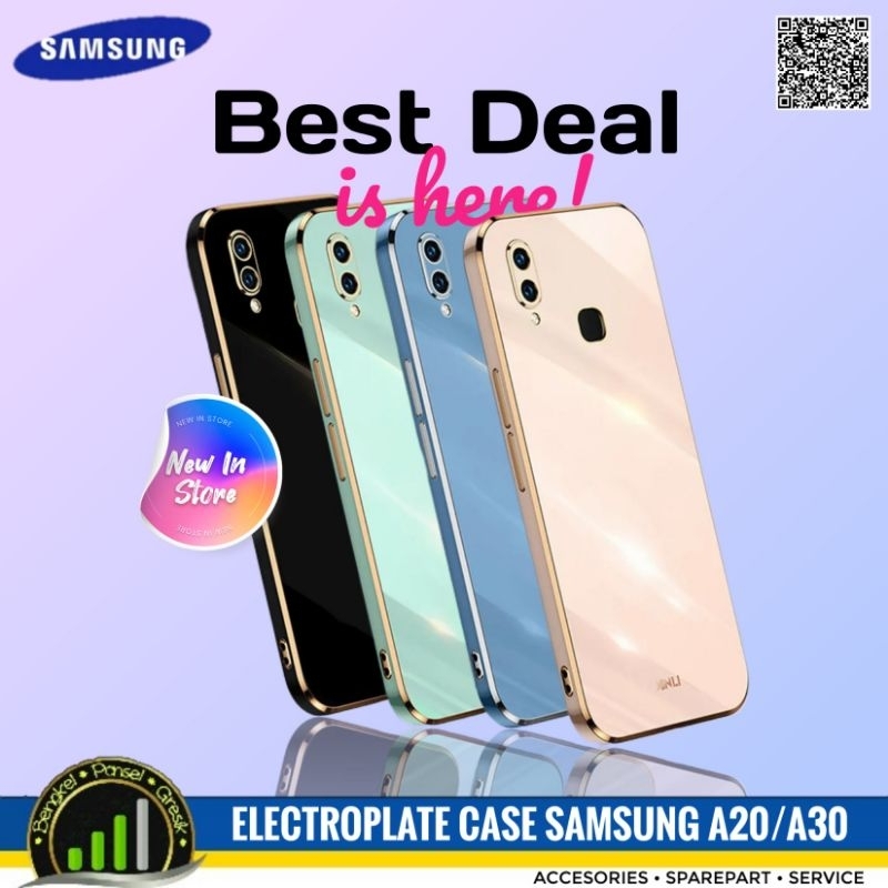 Electroplate Case for Samsung A20 A30 Premium