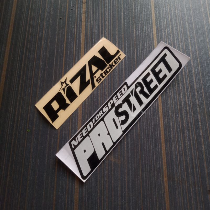 

STICKER NEED FOR SPEED PROSTREET STICKER CUTTING 15 X 3,5