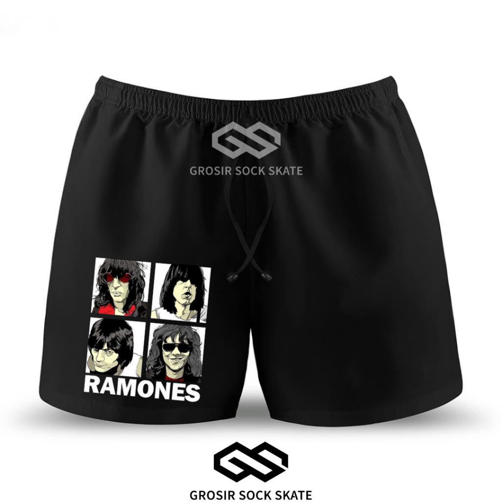 BOXER CELANA PENDEK MUSIC BAND RAMONES