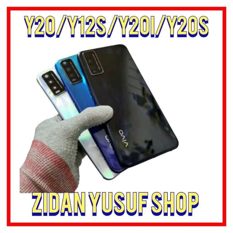 BEZZEL+BACKDOOR VIVO Y20 Y20i Y20S Y12S KESING CASING FULLSET ORIGINAL