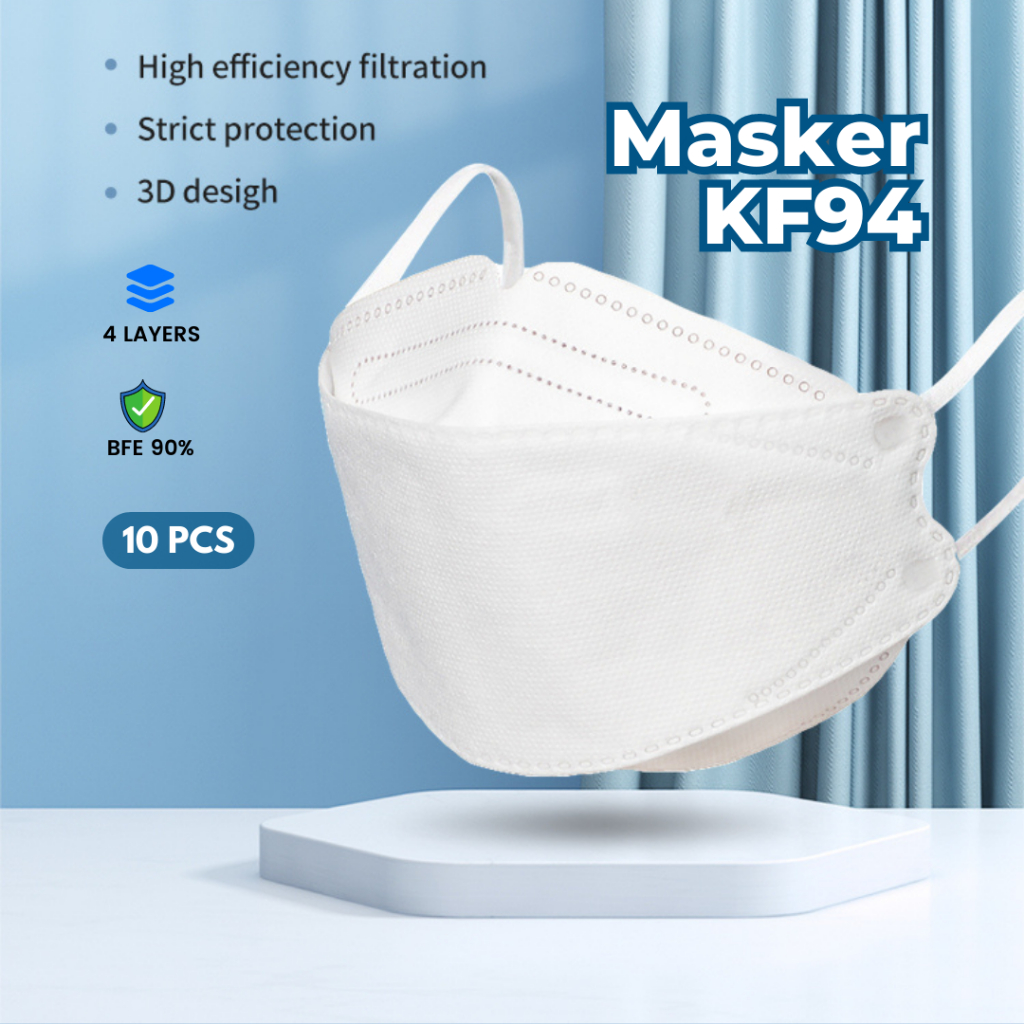 MASKER KF94 1 PACK ISI 10 PCS 4 PLY