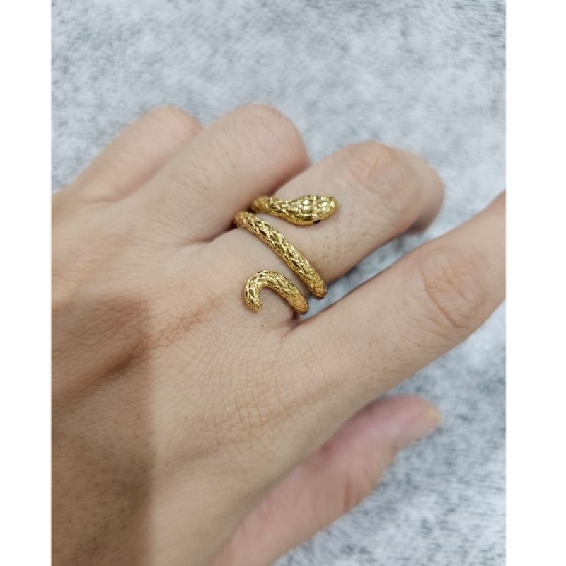 Cincin Titanium Asli Premium Quality Anti karat anti alergi Stainless steel ori Ct05