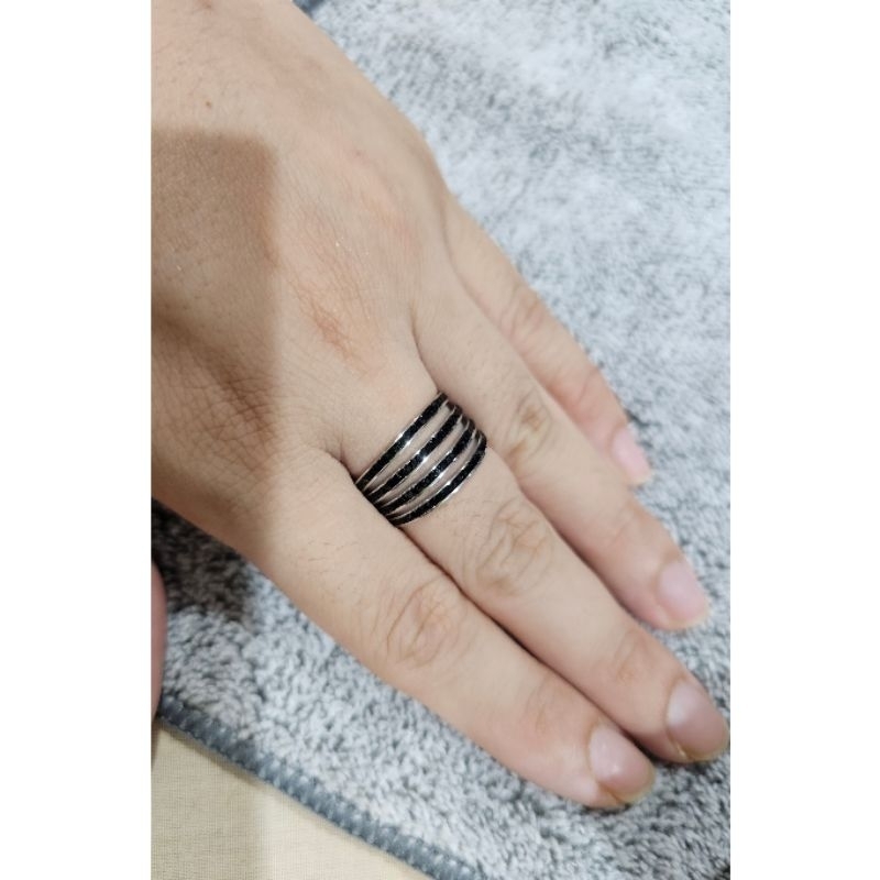 Cincin Titanium Asli Premium Quality Anti karat anti alergi Stainless steel ori CT01