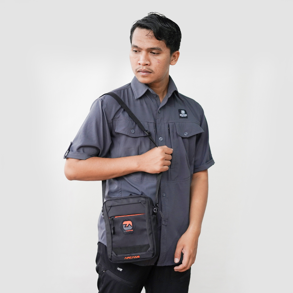 Arcane tas selempang premium slempang murah slingbag travelpouch by zarventure