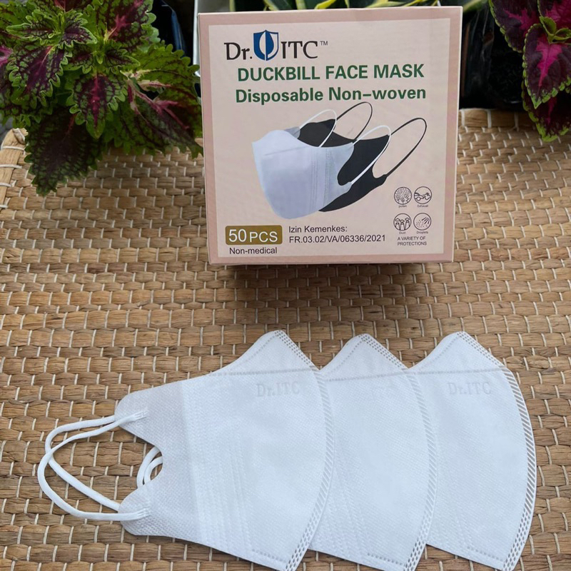 Masker Duckbill 3Ply Facemask Murah Isi 50Pcs/Box