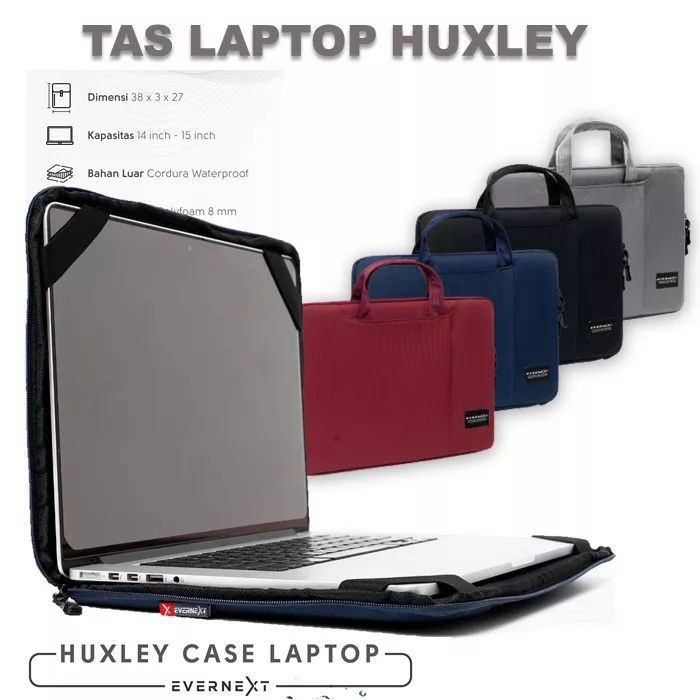 Case / Tas laptop 14 - 15 Inch All merk Asus Hp Dell Lenovo Acer Selempang & Jinjing Bahan Waterproo