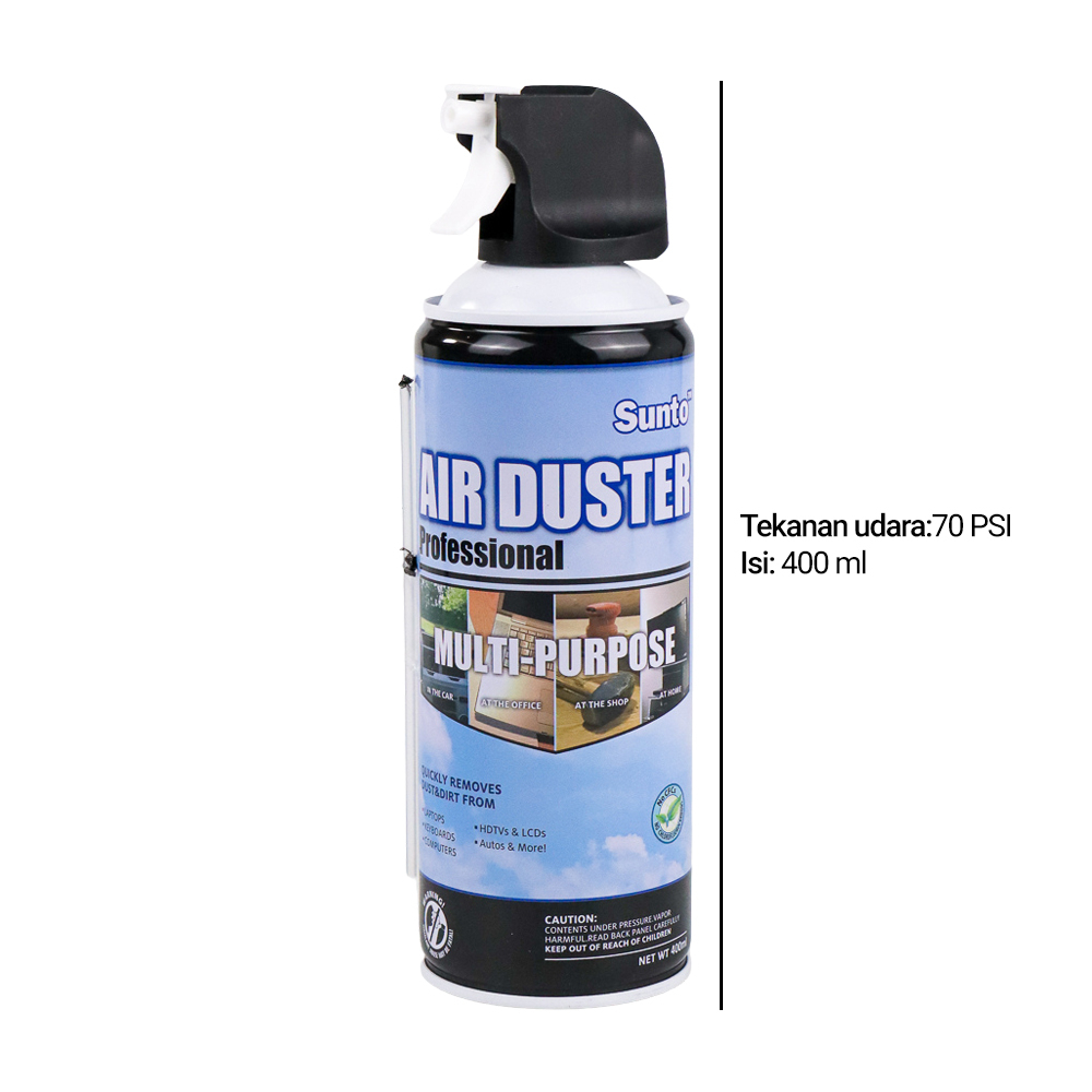 [SS] Air Duster Semprotan Angin High Pressure 400ML / Air Duster Semprotan Angin 400 ml / Mini Compressed Air Duster Semprotan Angin Pembersih Debu 70PSI 4.9