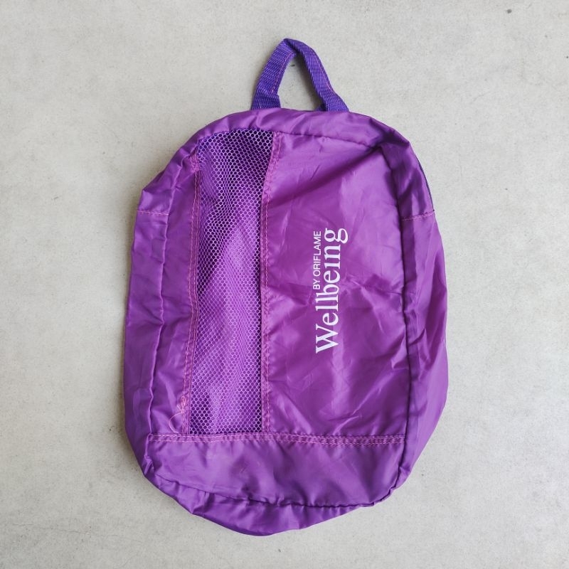 Preloved Ransel By Oriflame Warna Ungu
