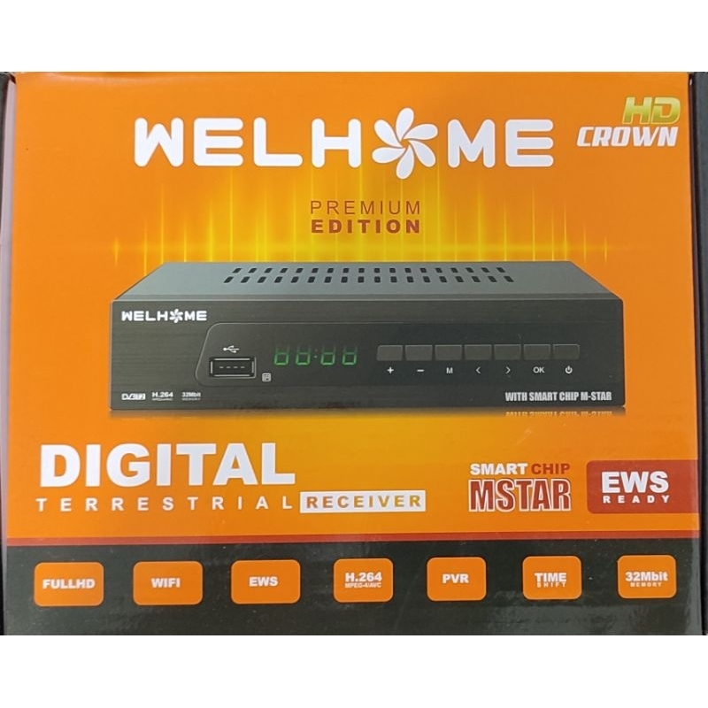Set top box / STB WELHOME HD / MYVO DVB-T2 Tv Digital Receiver Bisa Youtube / Dongle Wifi