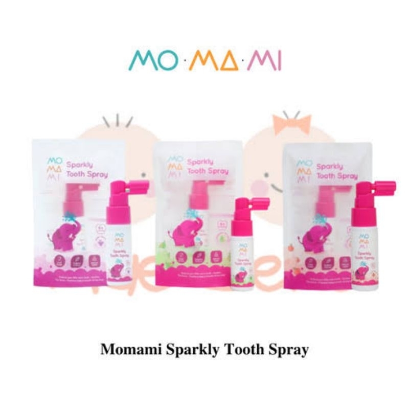 Momami Sparkly Tooth Spray 20ml / Perawatan Mulut Anak