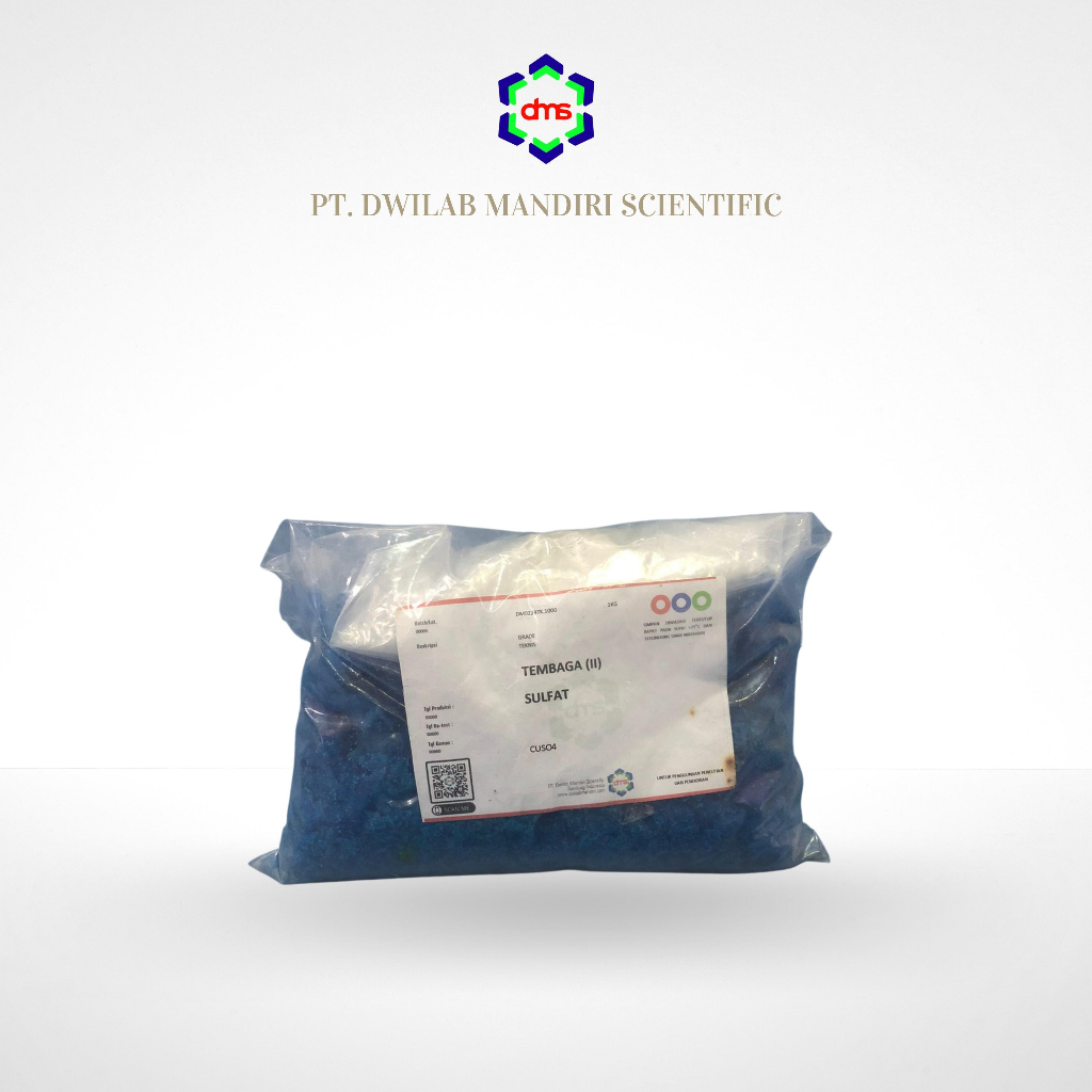 CUSO4 / TEMBAGA SULFAT TEKNIS GRADE 1KG