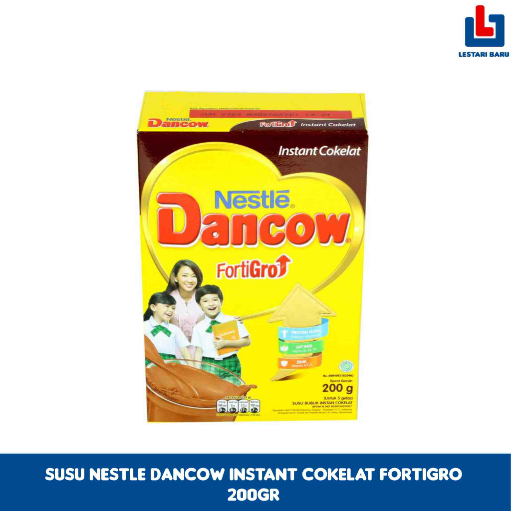 

Susu Nestle Dancow Instant Cokelat Fortigro 195 gr