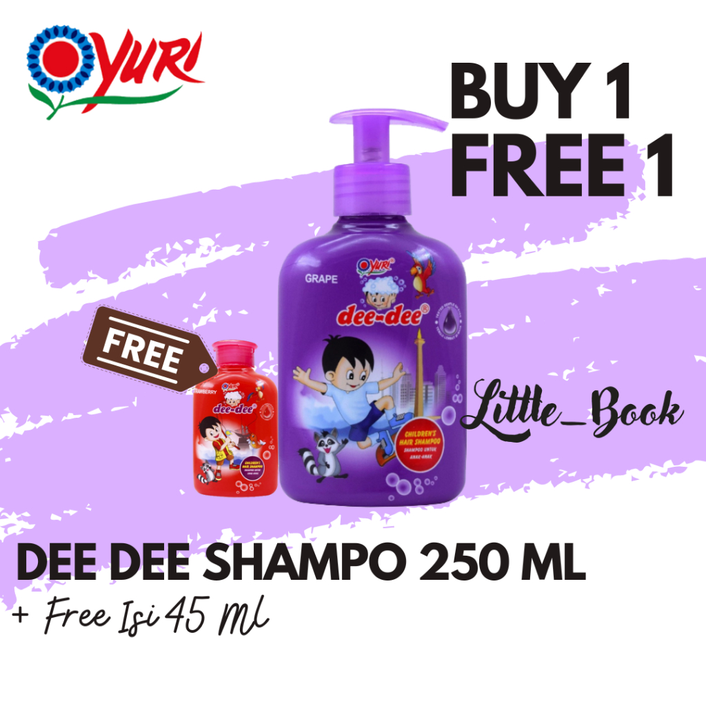 +BONUS 45ml Dee Dee Shampoo Pump 250ml