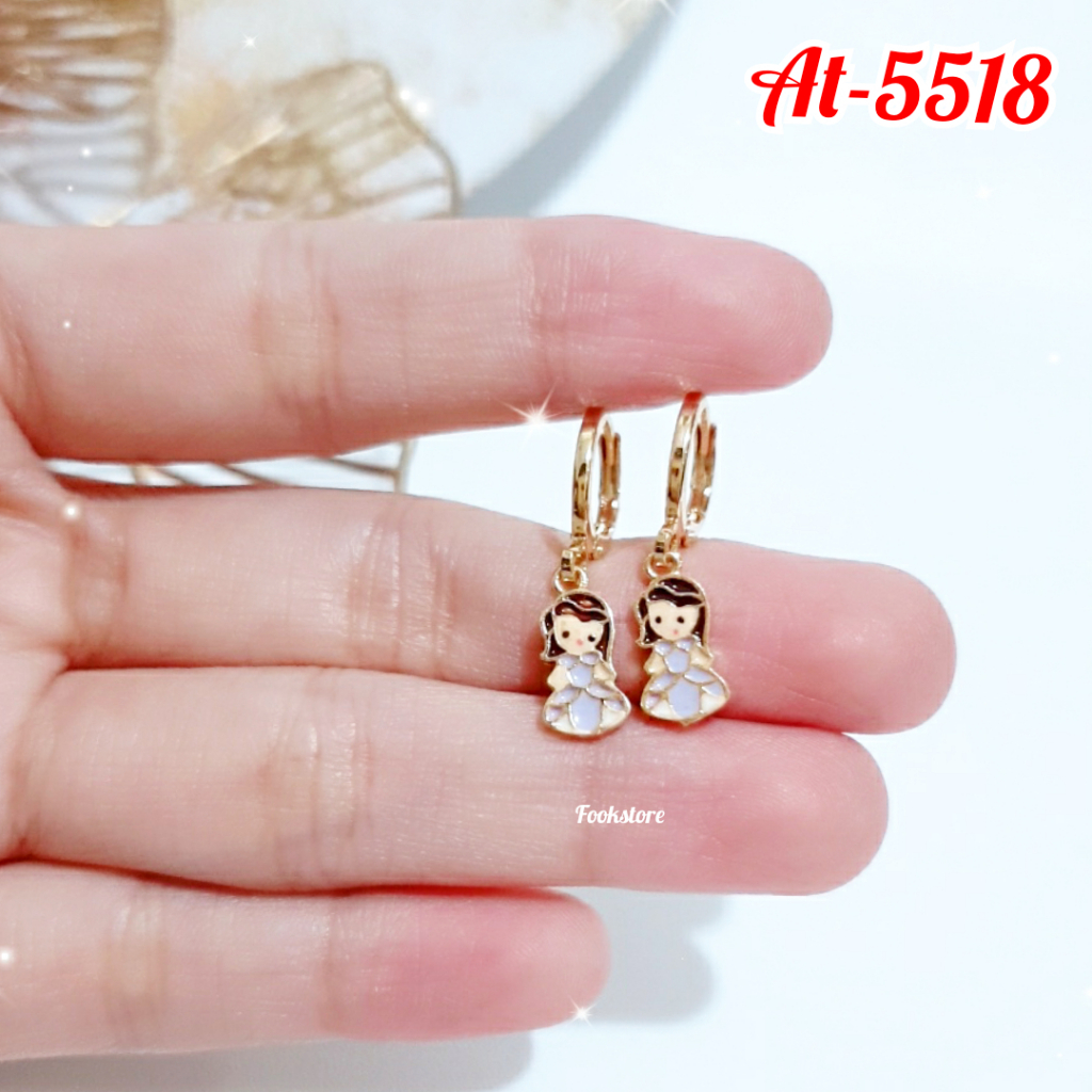 ANTING ANAK CLIP JURAI MOTIF KARTUN/AT-5517/AT-5518/AT-5537