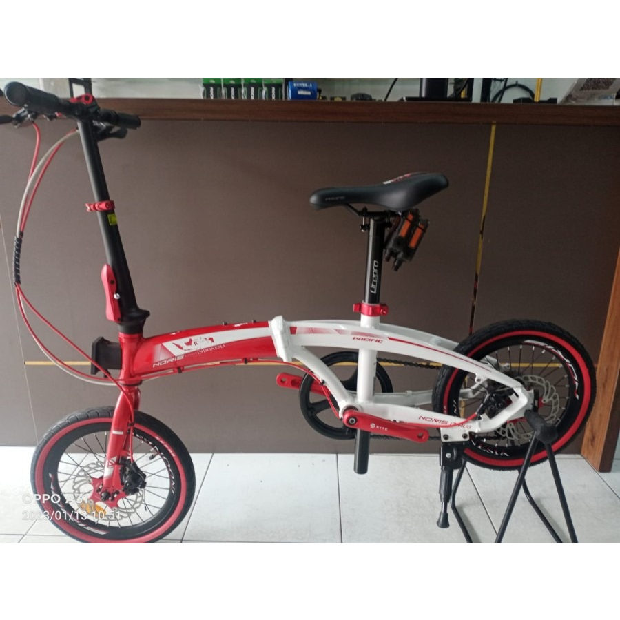 Sepeda Lipat Pasific Noris Indonesia 16 20 Inch Alloy 8 Speed