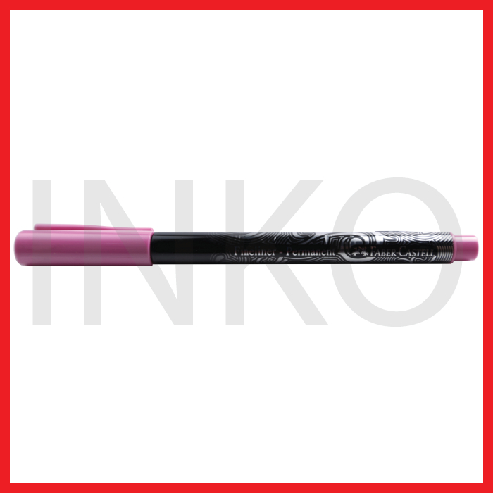 

FABER CASTELL FINELINER PERMANENT PINK INK 1PCS