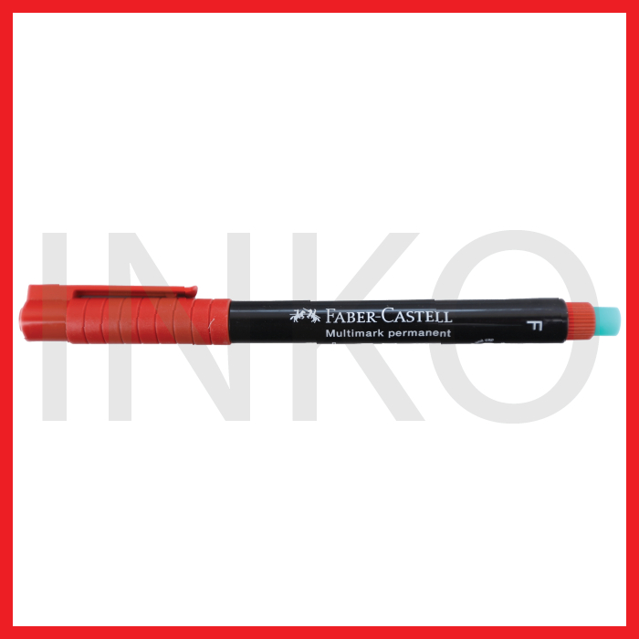 

FABER CASTELL MARKER MULTIMARK PERMANENT F RED 1PCS