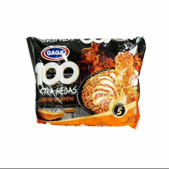 

Gaga 100 Extra Pedas Goreng Jalapeno