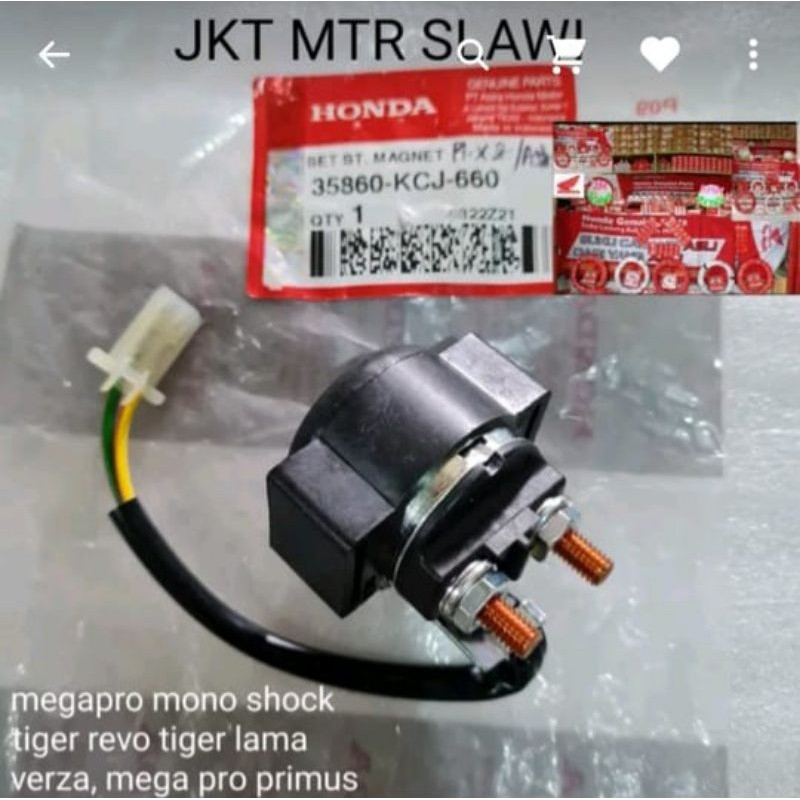 35860-KCJ-660 switch starter bendik starter tiger revo tiger lama megapro monoshock verza megapro pr