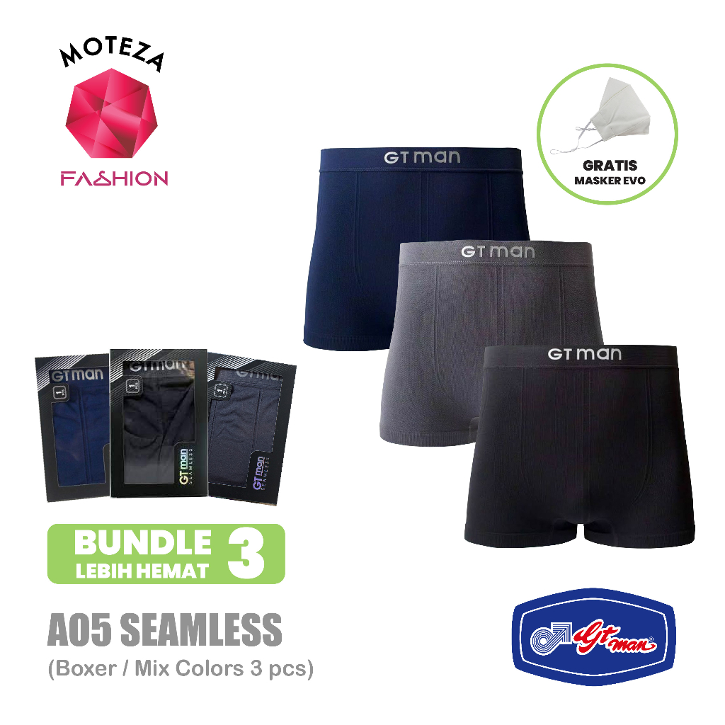 ISI 3 PCS CELANA DALAM PRIA GT MAN AO5 / AO6 - SEAMLESS