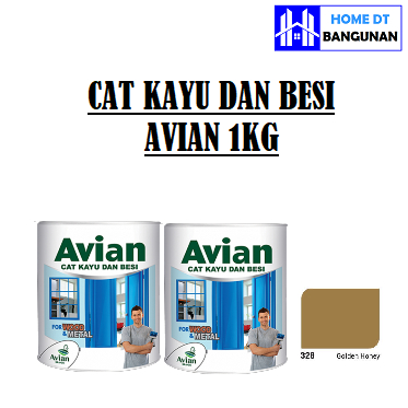 Cat Kayu Besi Avian 1kg (328 golden honey)