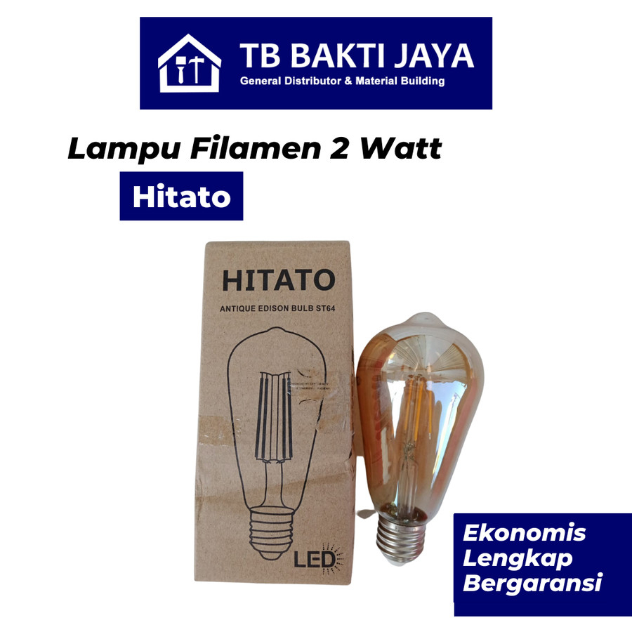 Lampu Filamen / Lampu Pijar Filamen / Bohlam Pijar