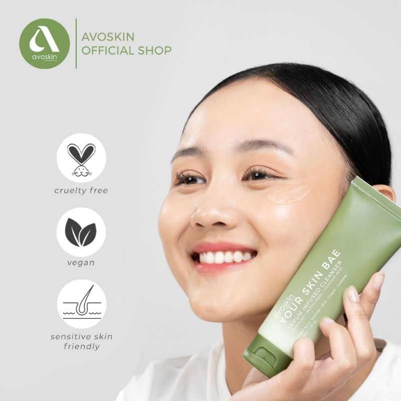 AVOSKIN Your Skin Bae Facial Cleanser Spirulina 100ml