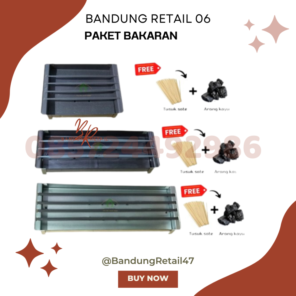 Panggangan Bakaran Arang Pemanggang Pembakaran Sate Jagung Sosis