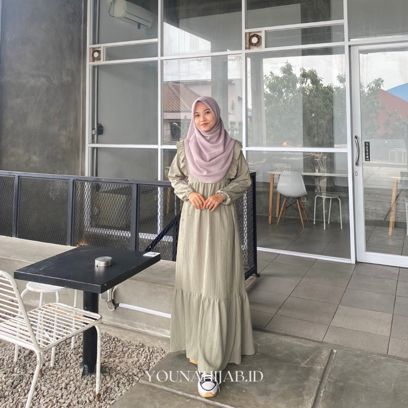 NAURA DRESS BY YOUNA/DRESS LADYCRUSH/GAMIS WANITA