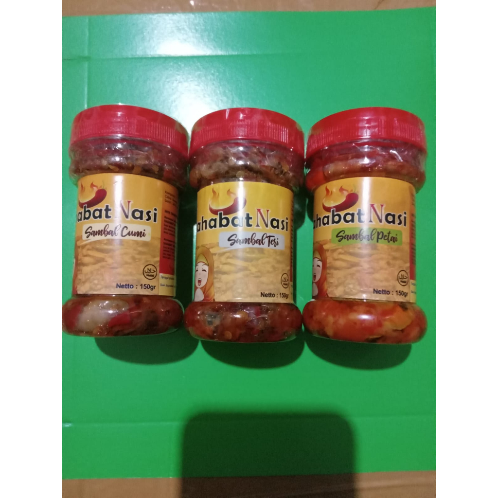 

Sahabat Nasi Sambal Cumi / Sambal Teri / Sambal Pete / Enak Harga Murah