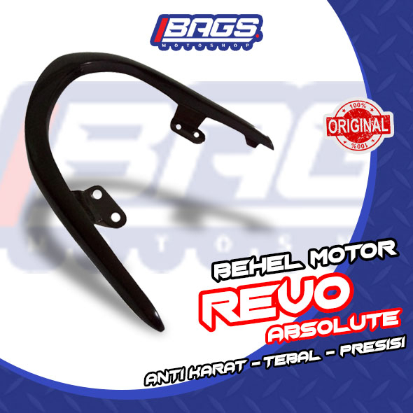 BEGEL BEHEL PLANGER PEGANGAN JOK BELAKANG REVO ABSOLUTE 110 MODEL ORI - Hitam best seller