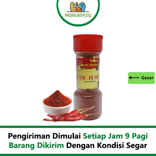 Cabe Bubuk Kicthen Perbotol 50 Gram Pasar Lampung