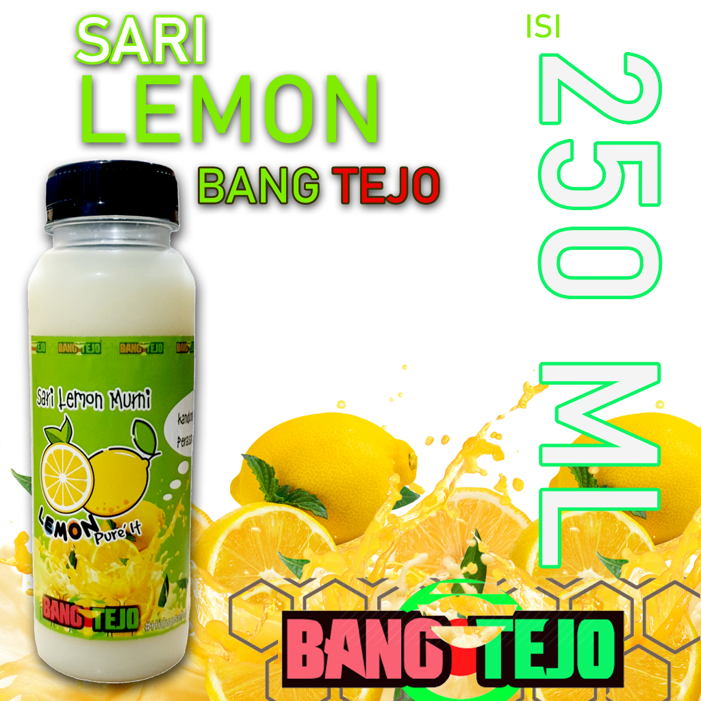 

Sari Lemon / Bang Tejo Air Lemon Murni Asli 100% untuk Diet 250ml