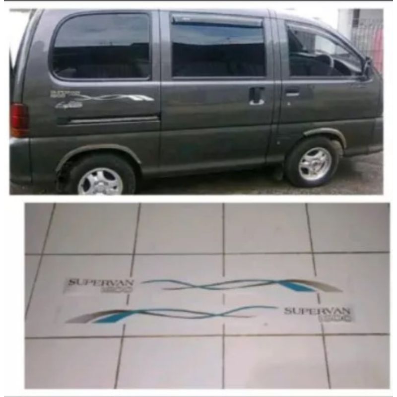 List body stiker Daihatsu Zebra Espass tahun 1997 SuperVan 1.6 / List body stiker Daihatsu Zebra Esp