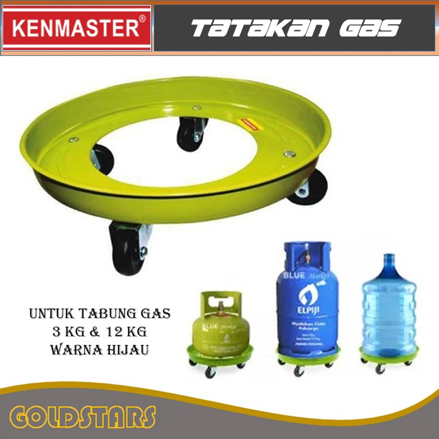 Tatakan Dudukan Tabung Gas LPG Bulat Besi Kenmaster Tatakan Tabung Gas