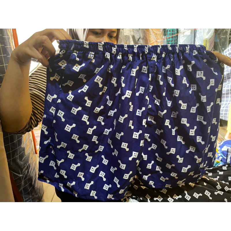 Big Size Celana Pendek Santai Wanita Adem Katun Nyaman Awet Bisa Untuk Boxer Pria Dan Cewek