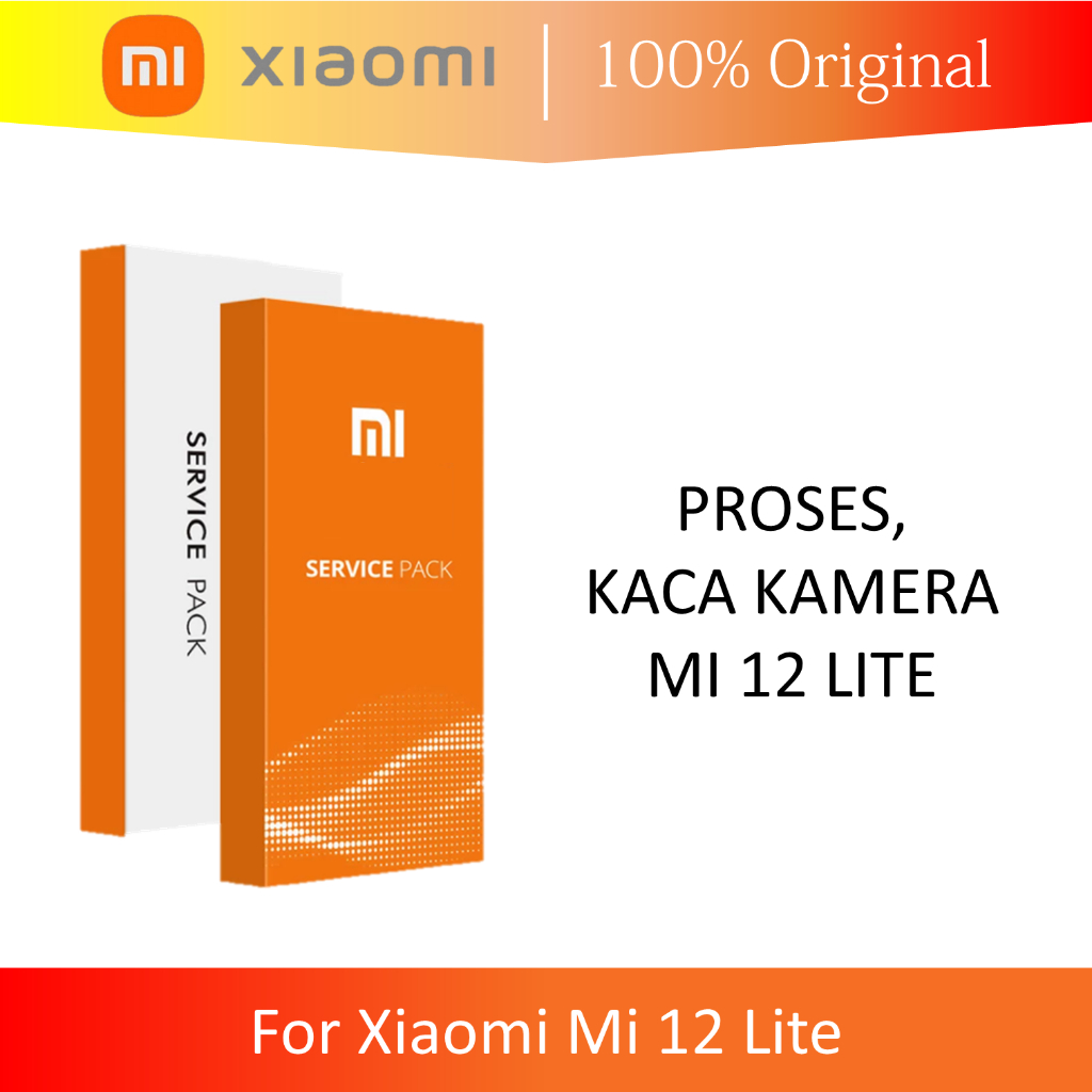 FRAME KAMERA SET KACA COVER CAMERA XIAOMI MI 12 LITE ORIGINAL