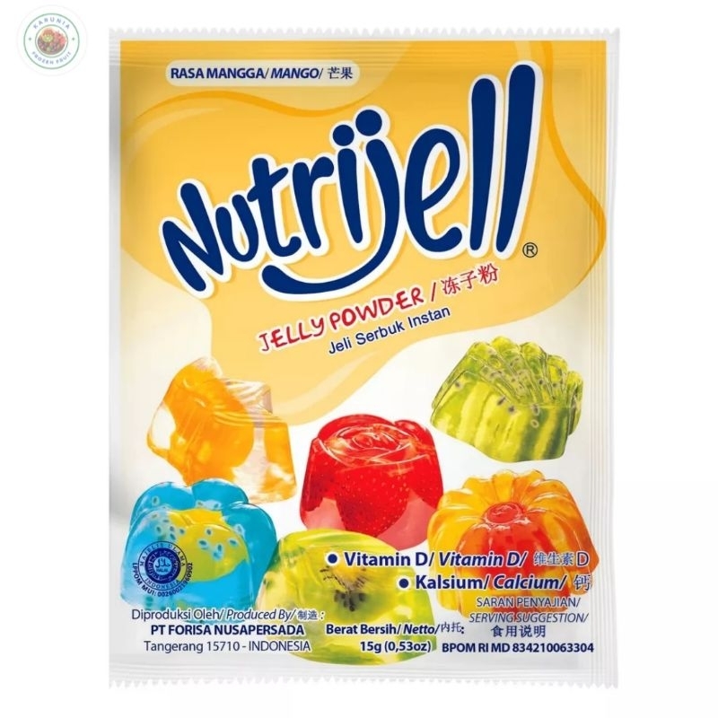 

NUTRIJELL FORISA / RASA MANGGA / RASA MANGO 15G