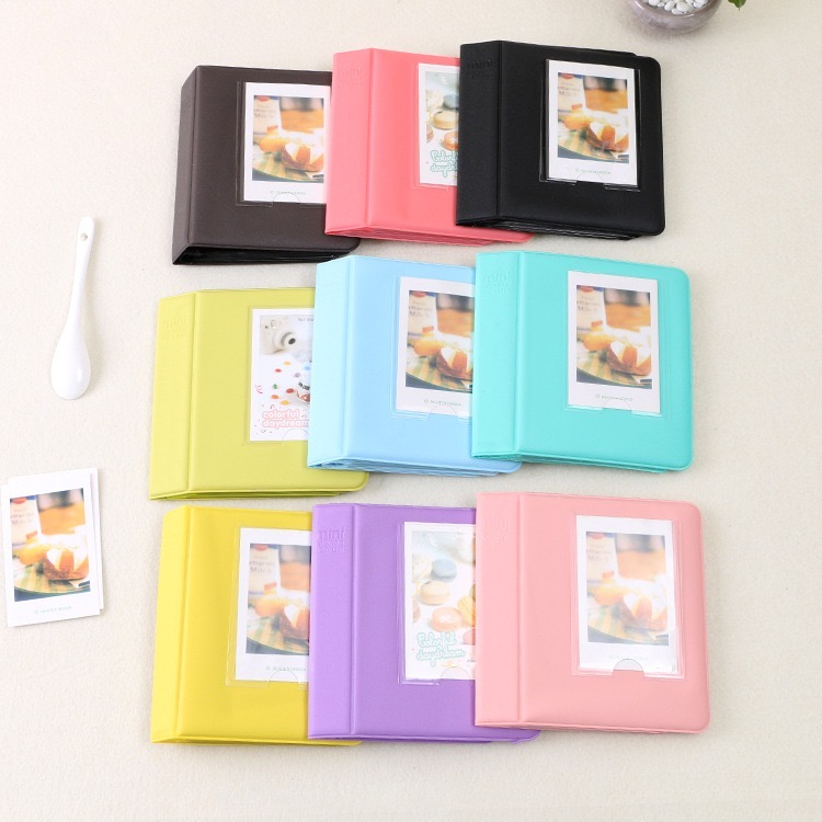 IMPOR ALBUM FOTO INSTAX MINI ISI 64 LEMBAR FOTO MODEL WARNA WARNI