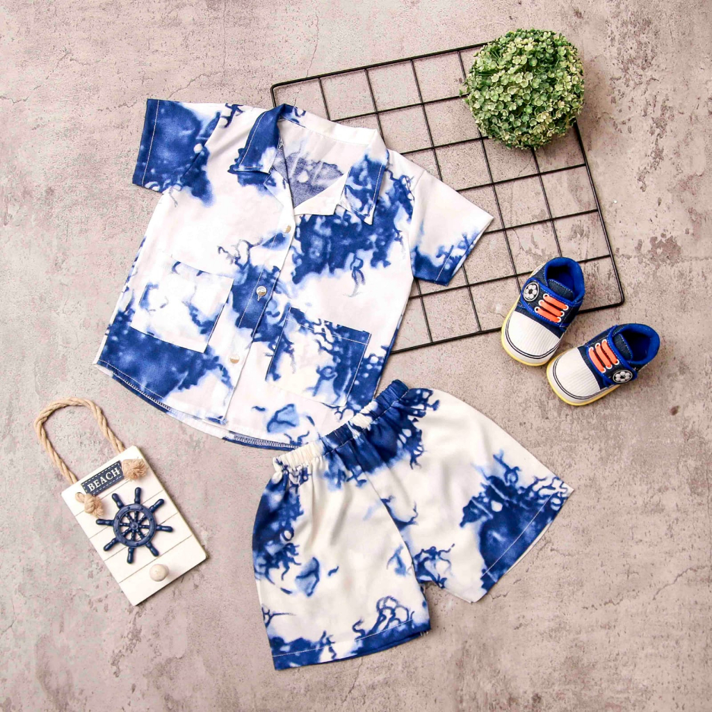 Jikialiang - SETELAN BAJU ANAK LAKI-LAKI BAHAN RAYON USIA 1-9 TAHUN