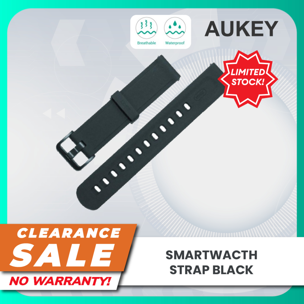 Aukey Smartwatch Strap Black