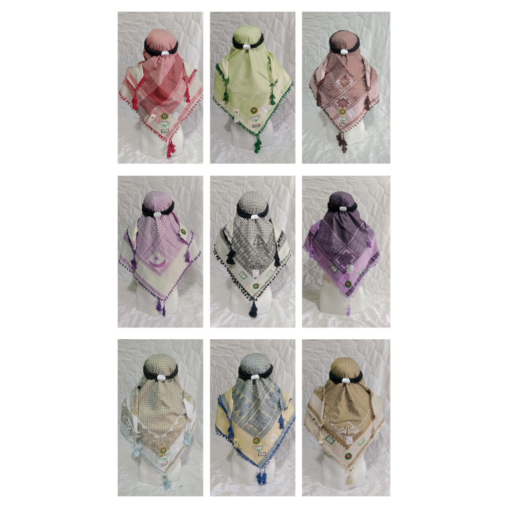 SORBAN KUNCIR SEGI EMPAT Bahan Poliyester 100% ASLI IMPORT Made in India Impor Arab Saudi || SURBAN 