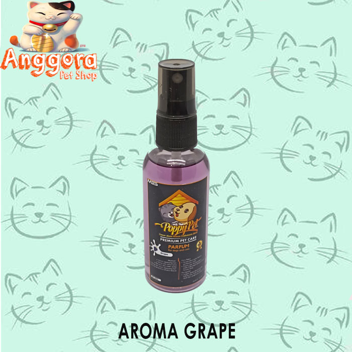 Parfum Kucing &amp; Anjing POPPY PET Wangi Premium Pet care 60ml