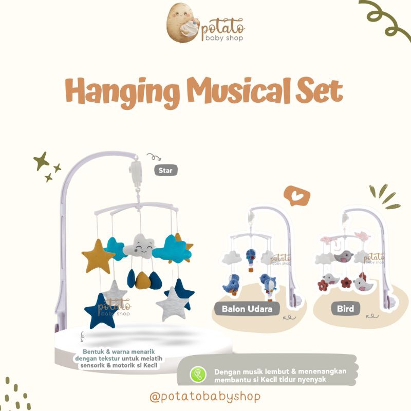 LF Hanging Musical Set - Mainan Musik Gantung Babybox