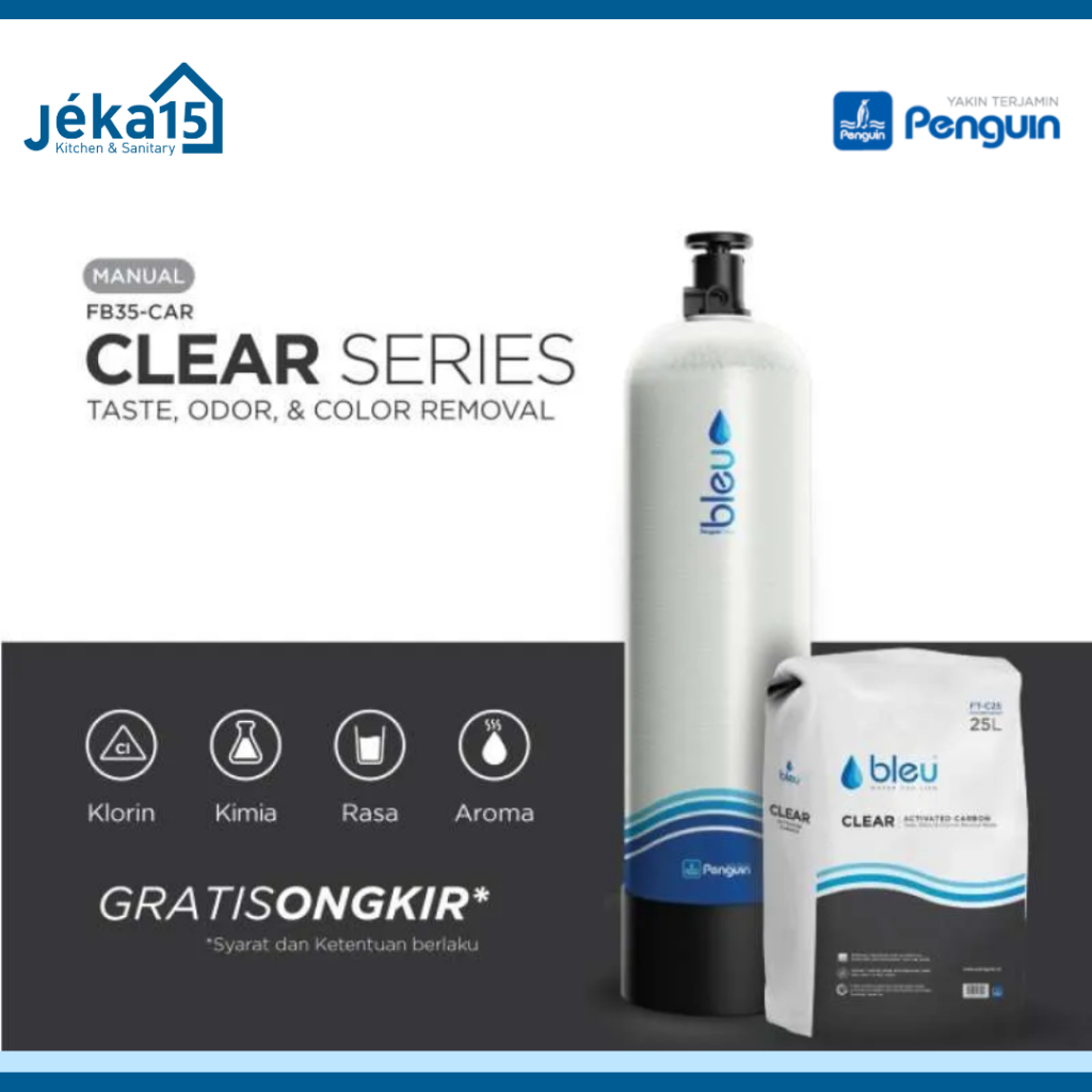 PENGUIN WATER FILTER | FB35-CAR-A MEDIA CLEAR SERIES (MANUAL)