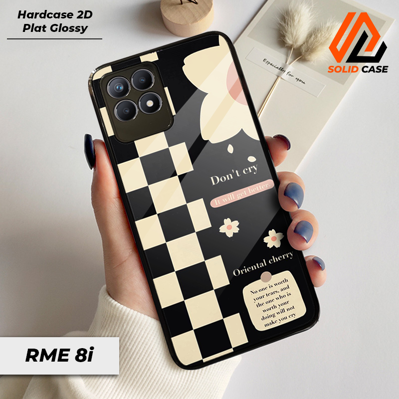 Case Realme 8i Casing Realme 8i Solid Case [ Cute ] Case Realme Terbaru 2023 Hardcase Plat 2D Kaca G