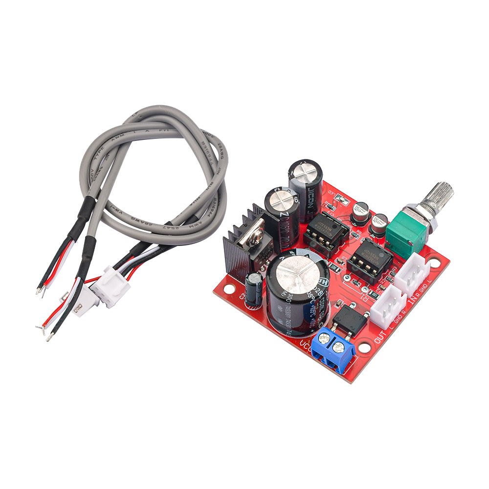 Power Amplifier Module Audio Op Amp Dual NE5532 Preamplifier Board AC5-16V DC6-24V Single Power